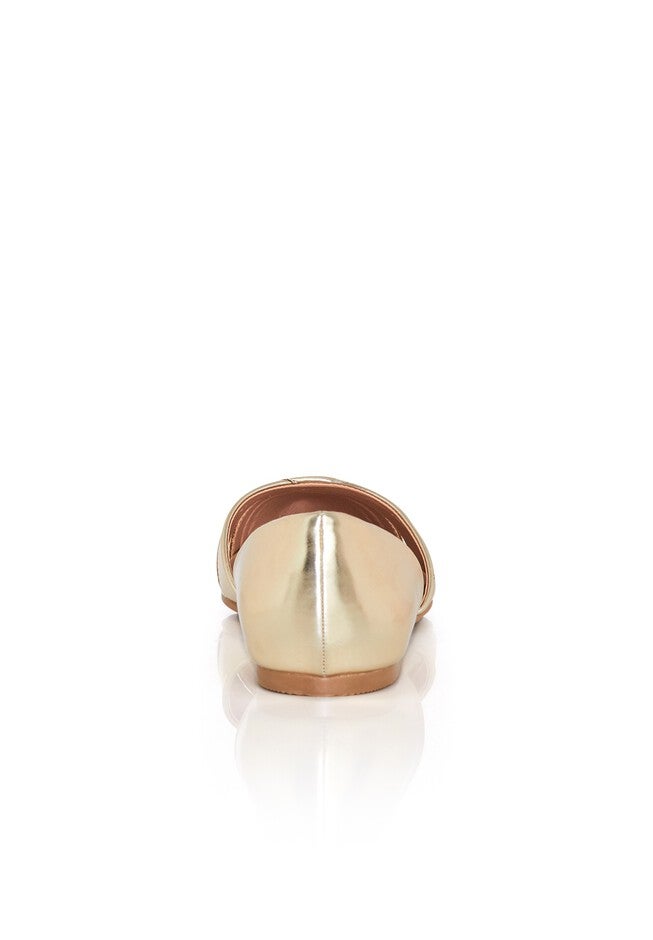 WIDE FIT Clara Flat - gold, GOLD, alternate image number null