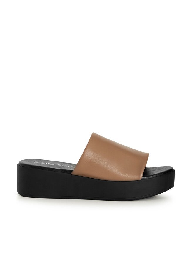 WIDE FIT Luna Flatform - beige, NEUTRAL, on-hover image number null