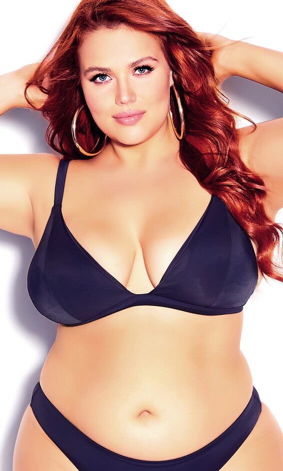 Daisy Bikini Top - navy, BLUE, alternate image number null