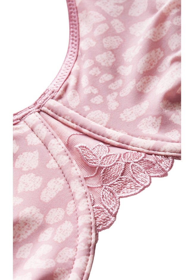 Smooth Caress Print Bra, PINK ANIMAL, alternate image number null