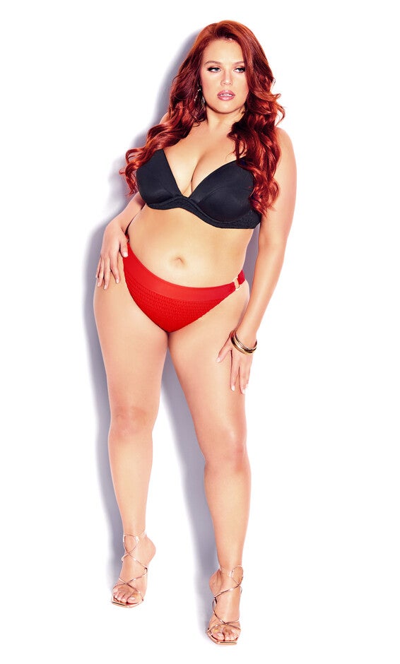 Vibeka Bikini Pant - tigerlily, PINK, alternate image number 2