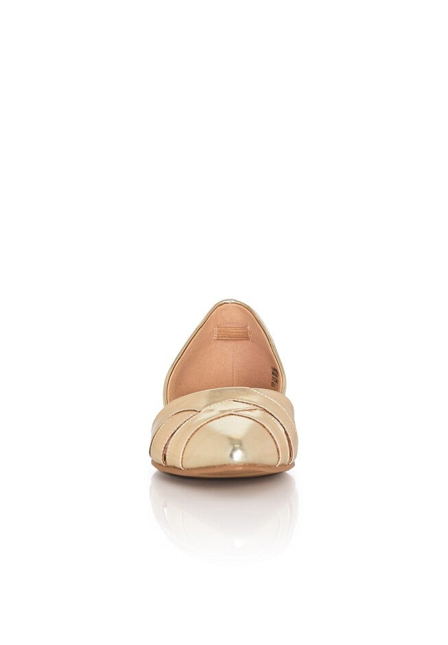 WIDE FIT Clara Flat - gold, GOLD, alternate image number null