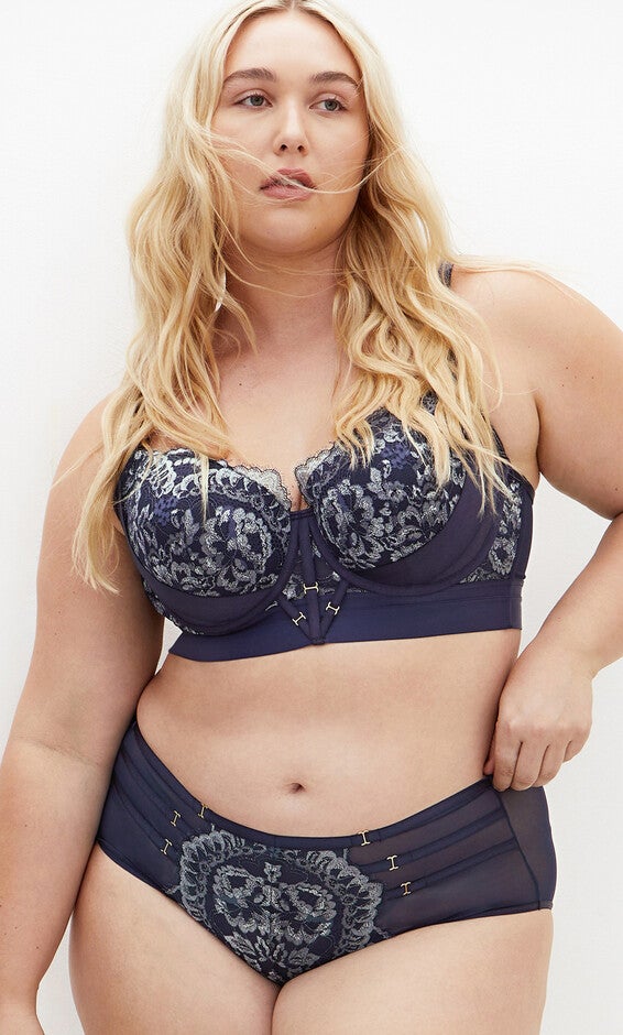 Alexis Longline Contour Bra - sangria, MIDNIGHT, hi-res image number null
