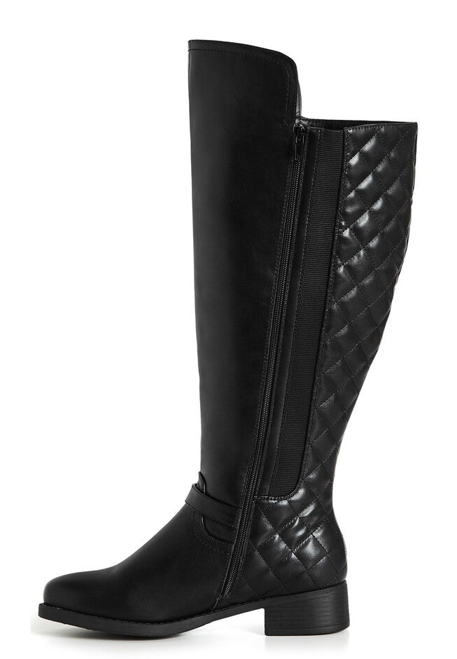 Ivory Tall Boot, BLACK, alternate image number null