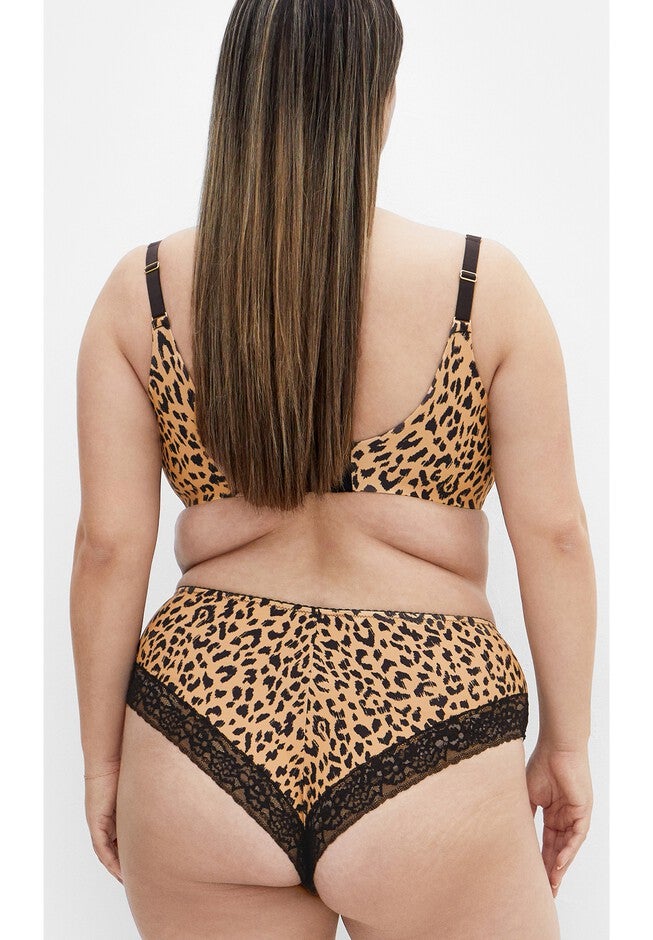 Smooth & Chic Print T-Shirt Bra - taupe, INES TAUPE ANIMAL, on-hover image number null