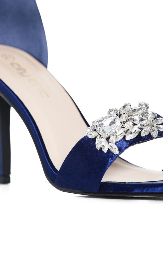 WIDE FIT Totally Glam Heel - navy, BLUE, alternate image number null