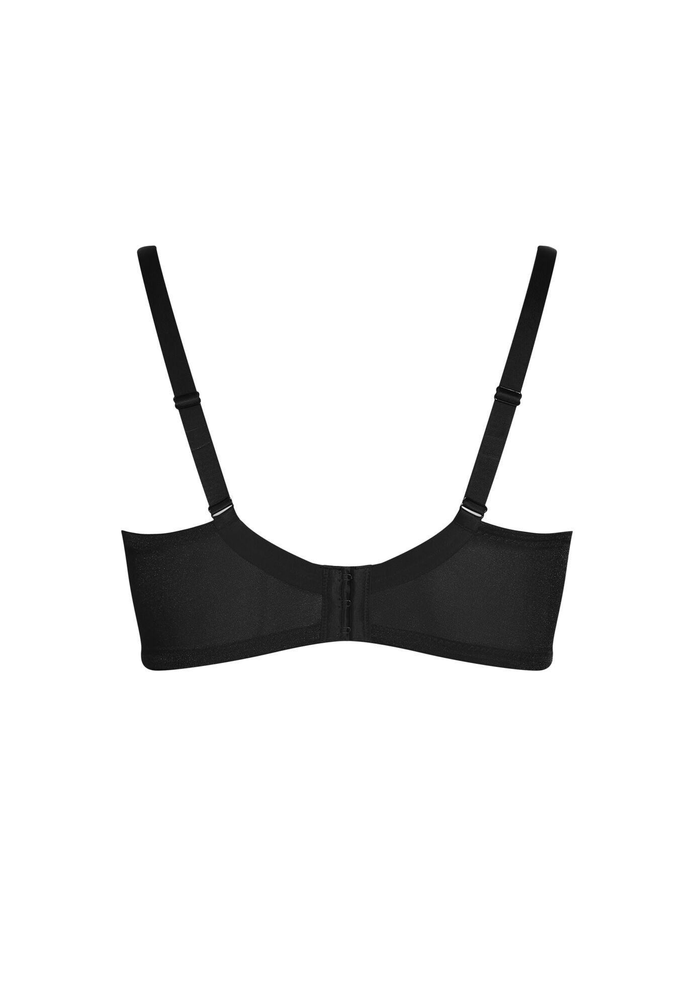 Minimizer Underwire Bra, BLACK, alternate image number 3