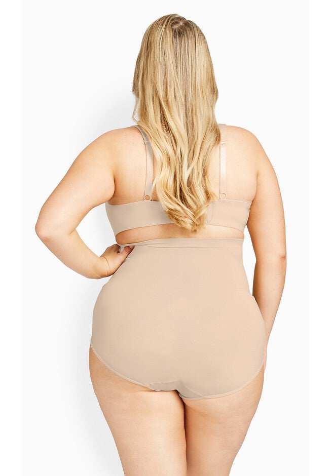 Hi Waist Shaper Brief, NUDE, on-hover image number null