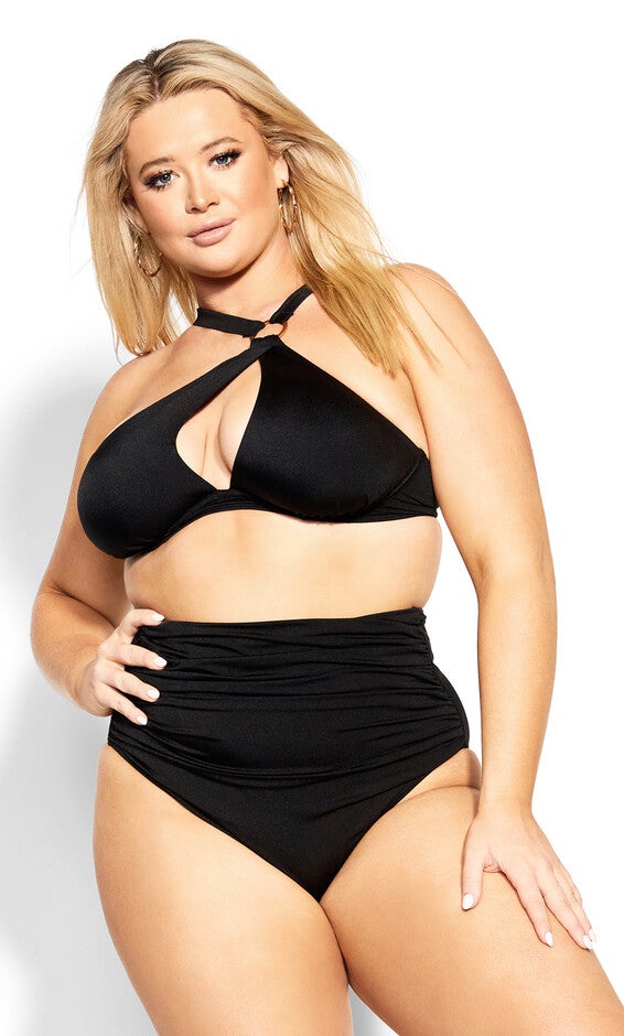 Alena Underwire Bikini Top - black, BLACK, alternate image number null