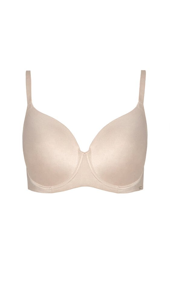 Smooth & Chic T-Shirt Bra - latte, BEIGE, alternate image number null