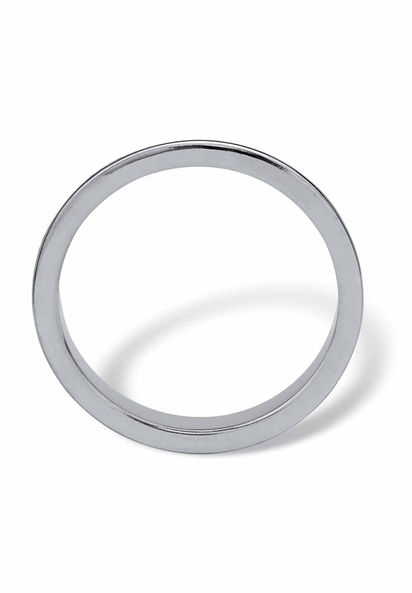 Sterling Silver Simulated Birthstone Stackable Eternity Ring, , on-hover image number 1