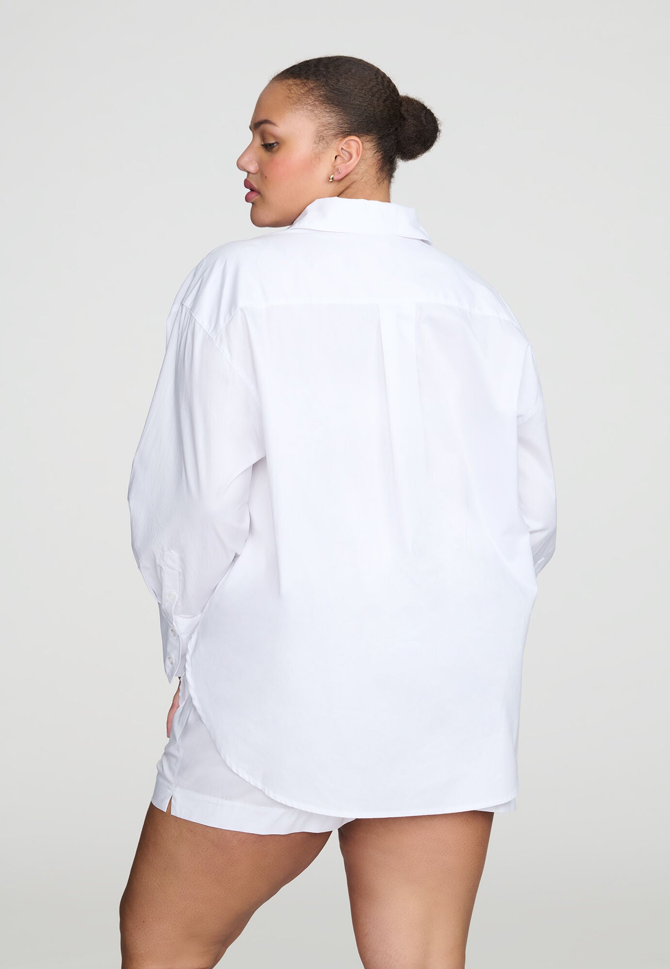 The Oversized Shirt- Cotton, SALT, alternate image number 6