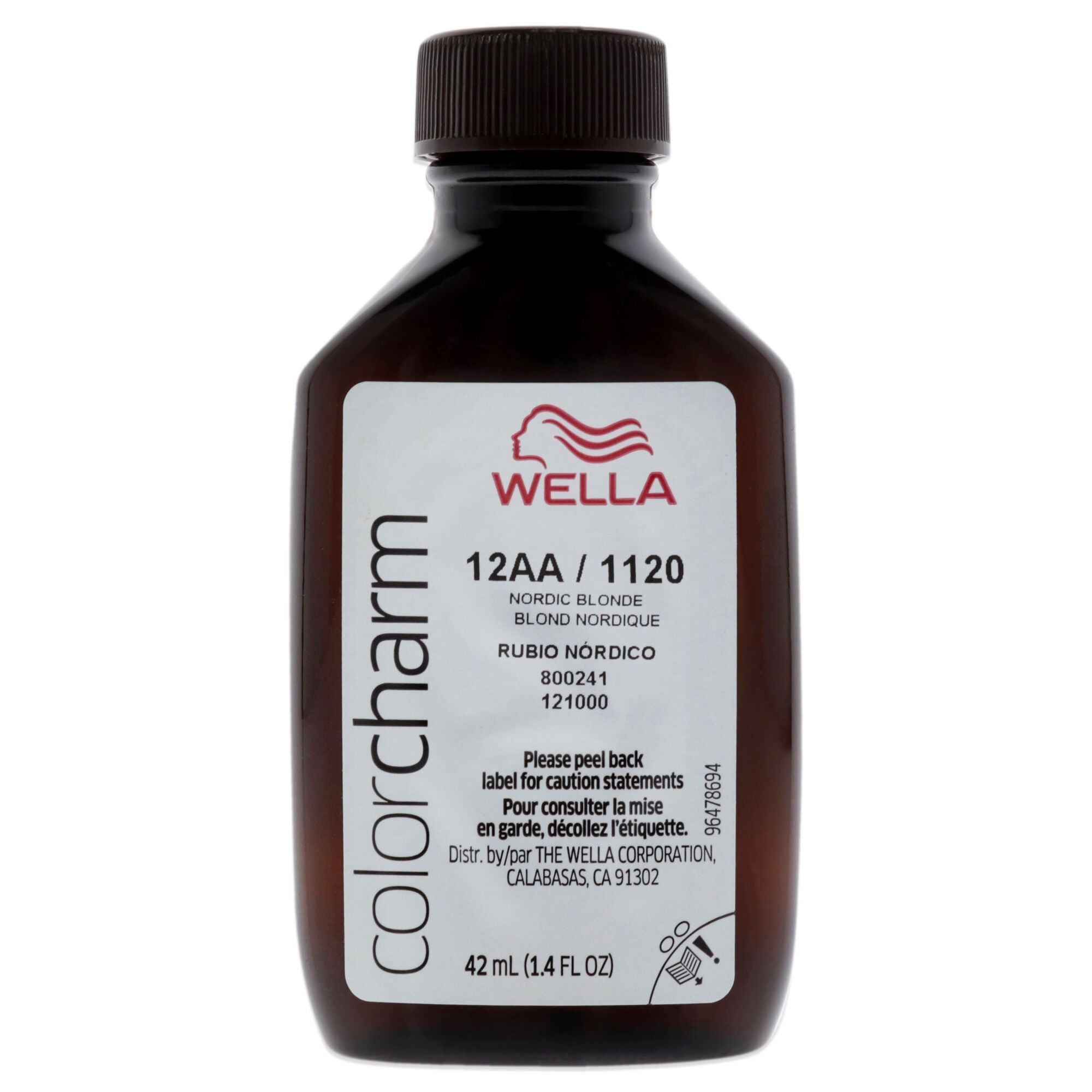 Color Charm Permanent Liquid Hair Color - 1120 12AA Nordic Blonde by Wella for Unisex - 1.42 oz Hair Color, See Description, alternate image number 1
