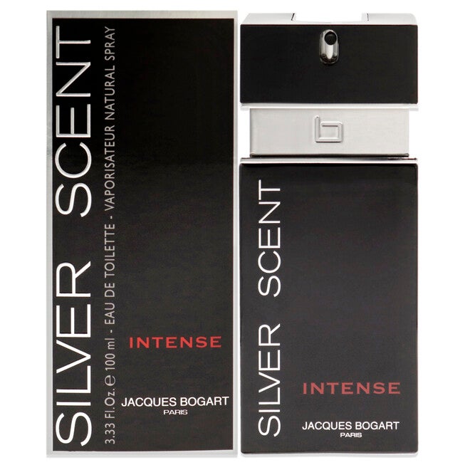 Silver Scent Intense by Jacques Bogart for Men - 3.3 oz EDT Spray, NA, hi-res image number null