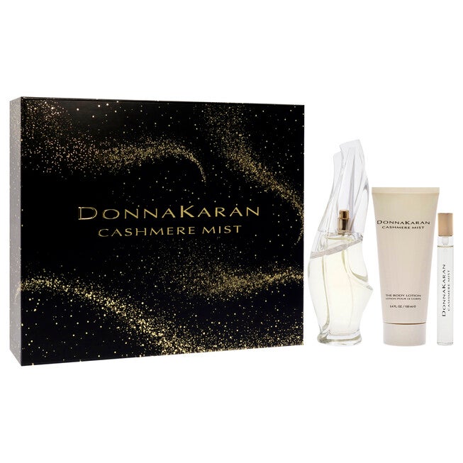 Cashmere Mist by Donna Karan for Women - 3 Pc Gift Set 3.4oz EDP Spray, 0.34oz EDP Spray, 3.4oz Body Lotion, , alternate image number null