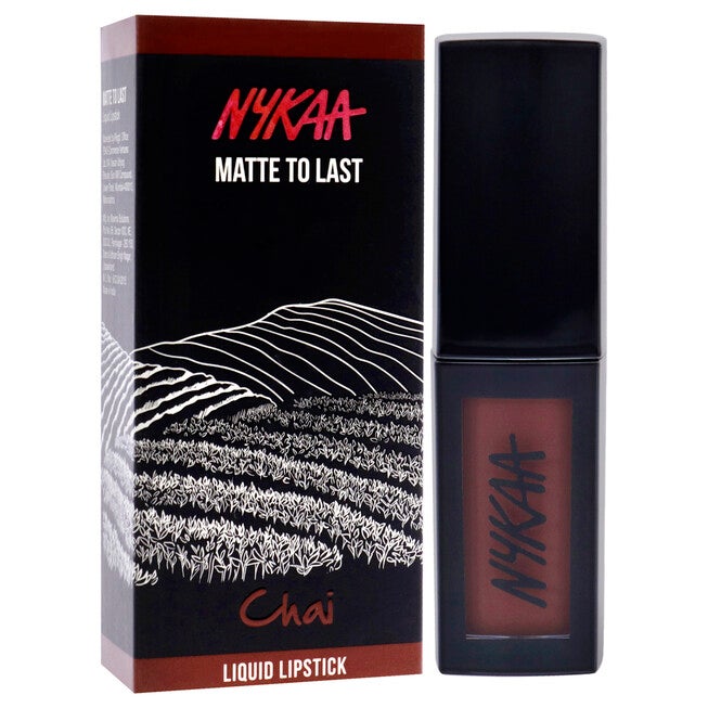 Matte to Last Liquid Lipstick - 18 Chai by Nykaa Cosmetics for Women - 0.16 oz Lipstick, , alternate image number null