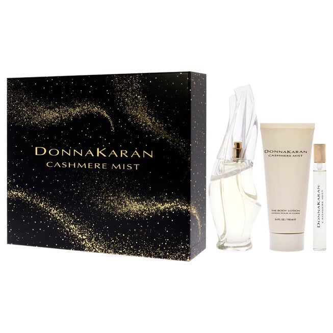 Cashmere Mist by Donna Karan for Women - 3 Pc Gift Set 3.4oz EDP Spray, 0.34oz EDP Spray, 3.4oz Body Lotion, NA, alternate image number null