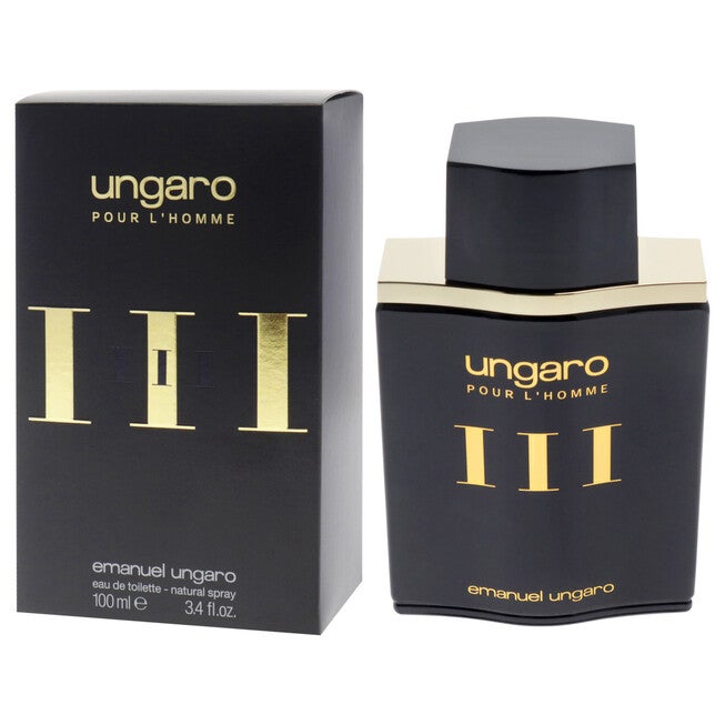Ungaro III by Emanuel Ungaro for Men - 3.4 oz EDT Spray, NA, alternate image number null