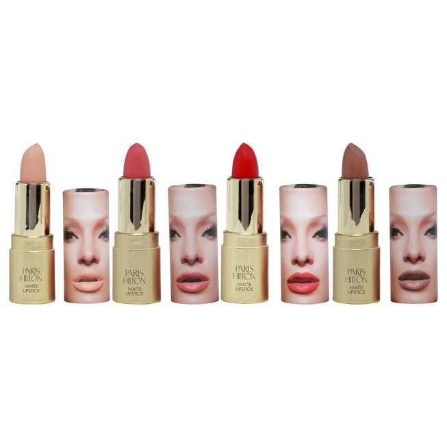 Matte Lipstick Collection by Paris Hilton Cosmetics for Women - 4 Pc Set, , alternate image number null