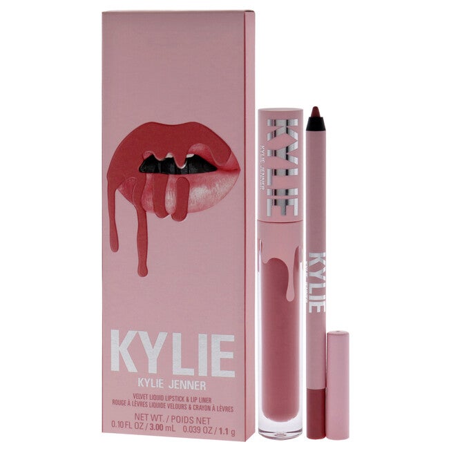 Velvet Lip Kit - 305 Harmony by Kylie Cosmetics for Women - 2 Pc 0.10oz Velvet Liquid Lipstick, 0.039oz Lip Liner, NA, alternate image number null