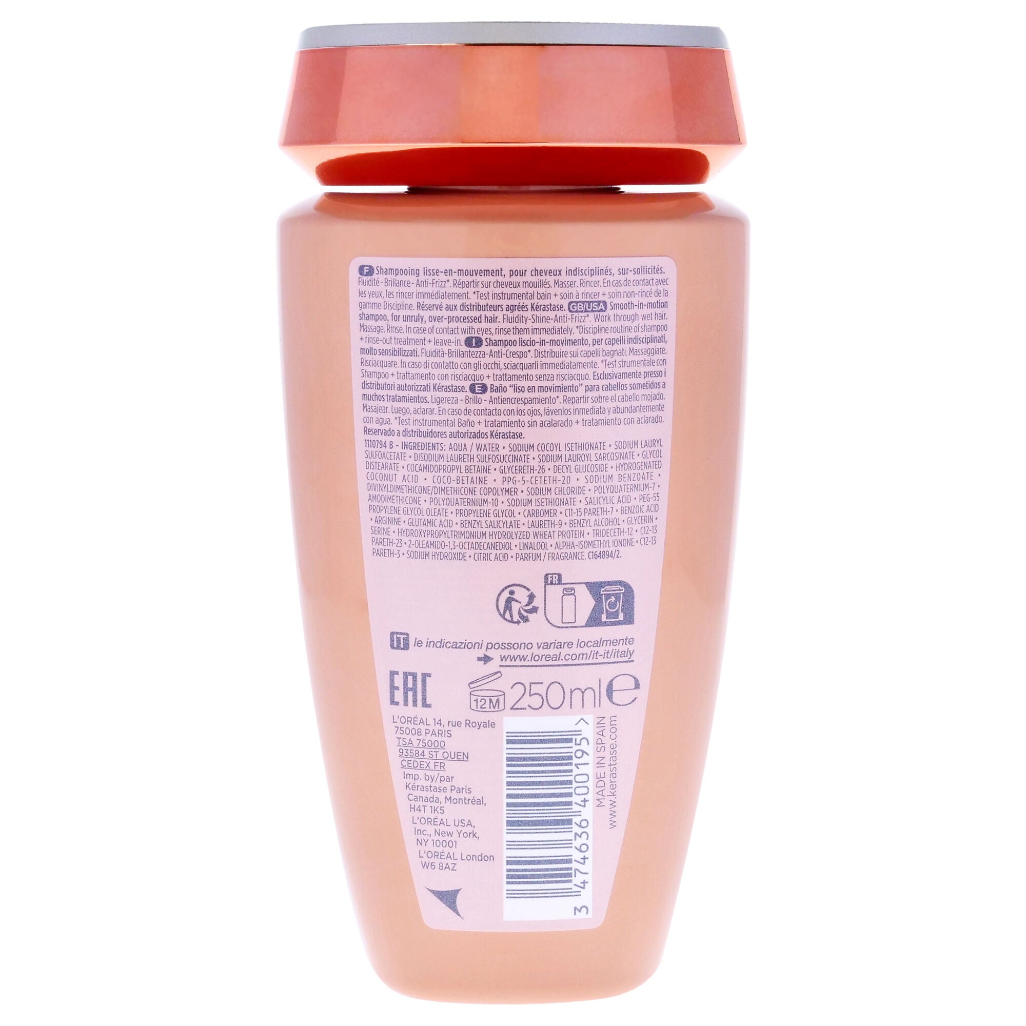 Discipline Bain Fluidealiste Gentle Shampoo by Kerastase for Unisex - 8.5 oz Shampoo, , alternate image number 4