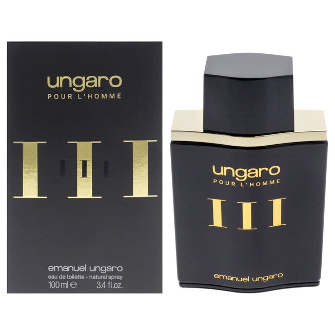 Ungaro III by Emanuel Ungaro for Men - 3.4 oz EDT Spray, See Description, hi-res image number 0