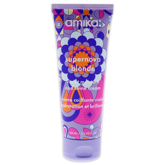 Supernova Blonde Violet Moisture and Shine Cream by Amika for Unisex - 3.3 oz Cream, NA, hi-res image number null
