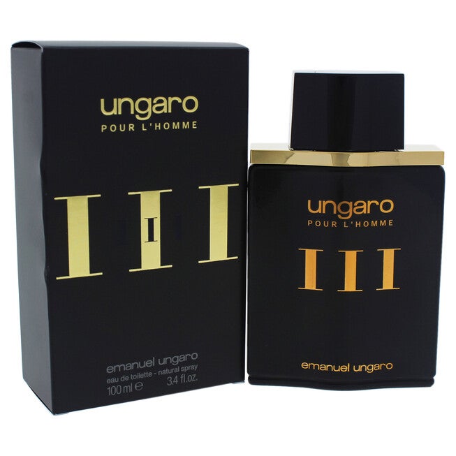 Ungaro III by Emanuel Ungaro for Men - 3.4 oz EDT Spray, , alternate image number null
