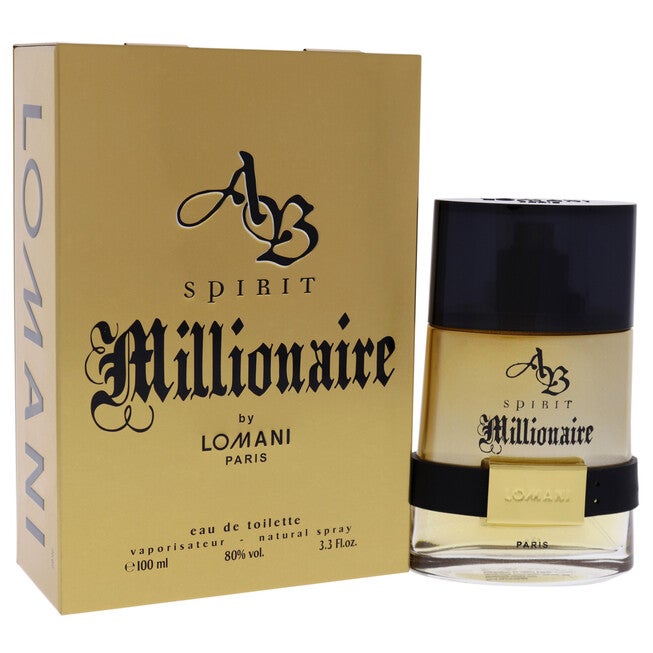 AB Spirit Millionaire by Lomani for Men - 3.3 oz EDT Spray, , alternate image number 7