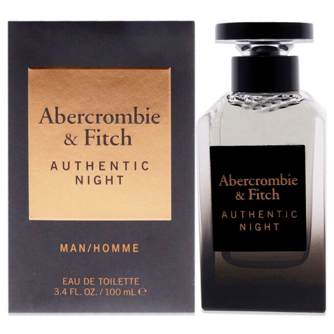 Authentic Night by Abercrombie and Fitch for Men - 3.4 oz EDT Spray, NA, hi-res image number null