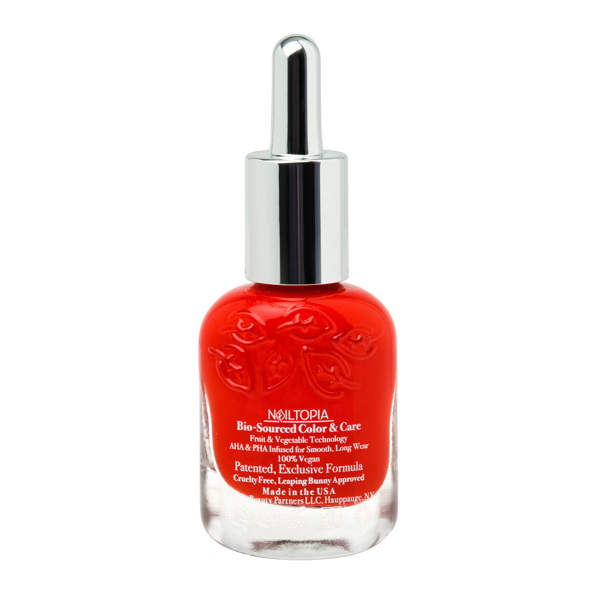 Bio-Sourced Chip Free Nail Lacquer - Red Hot Summa by Nailtopia for Women - 0.41 oz Nail Polish, , alternate image number 6