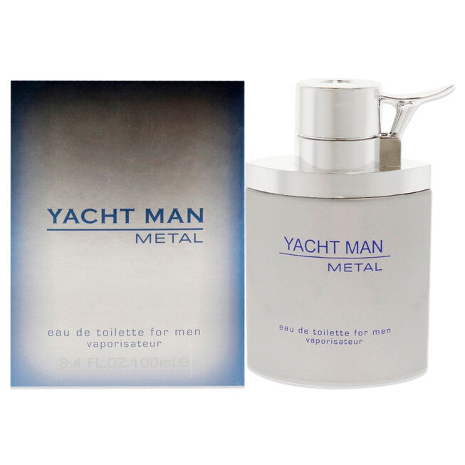 Yacht Man Metal by Myrurgia for Men - 3.4 oz EDT Spray, See Description, hi-res image number 0