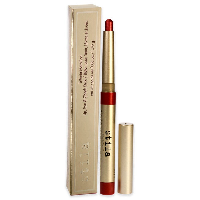 Trifecta Metallica Lip Eye and Cheek Stick - Pink Sapphire by Stila for Women - 0.06 oz Makeup, NA, alternate image number null