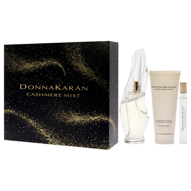Cashmere Mist by Donna Karan for Women - 3 Pc Gift Set 3.4oz EDP Spray, 0.34oz EDP Spray, 3.4oz Body Lotion, , alternate image number null