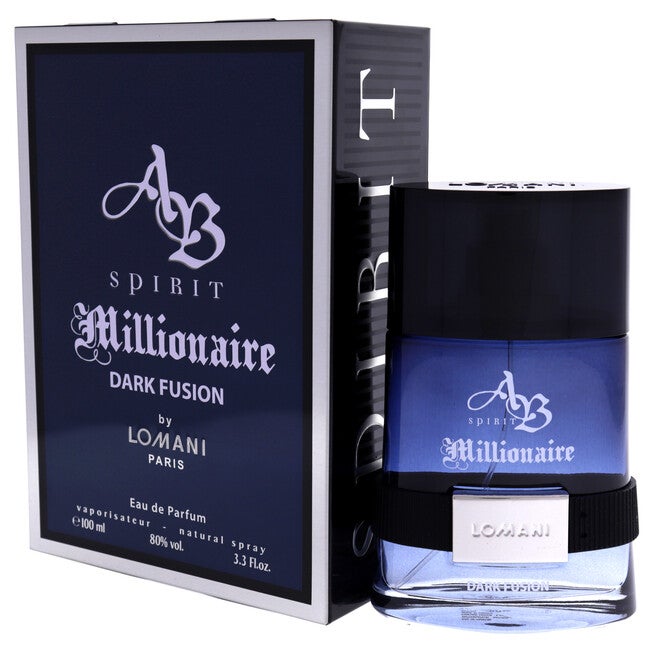 Ab Spirit Millionaire Dark Fusion by Lomani for Men - 3.3 oz EDP Spray, , alternate image number null