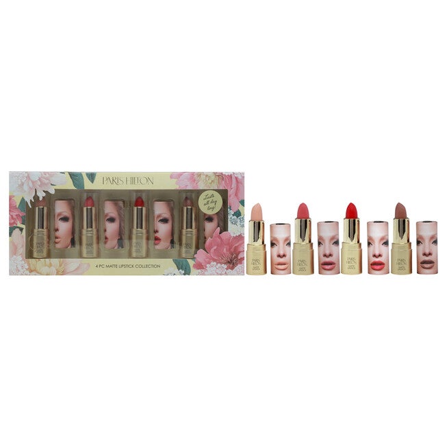 Matte Lipstick Collection by Paris Hilton Cosmetics for Women - 4 Pc Set, NA, hi-res image number null