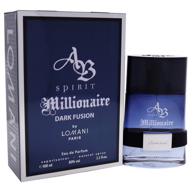 Ab Spirit Millionaire Dark Fusion by Lomani for Men - 3.3 oz EDP Spray, , alternate image number null