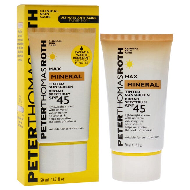 Max Mineral Tinted Sunscreen SPF 45 by Peter Thomas Roth for Unisex - 1.7 oz Sunscreen, , alternate image number null