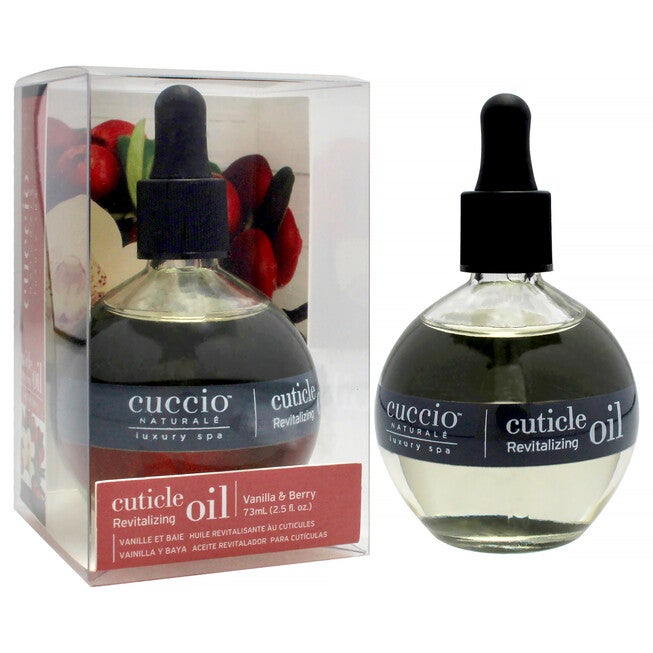 Cuticle Revitalizing Oil - Vanilla and Berry by Cuccio Naturale for Unisex - 2.5 oz Oil, See Description, alternate image number 1