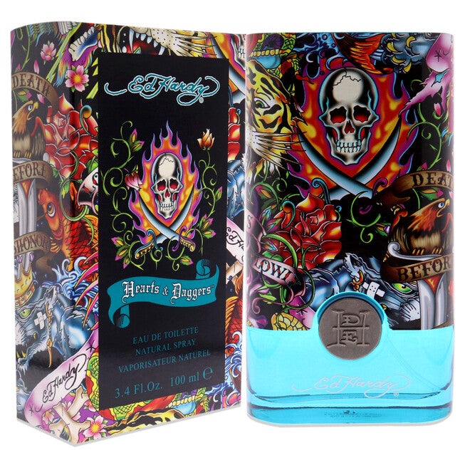 Ed Hardy Hearts and Daggers by Christian Audigier for Men - 3.4 oz EDT Spray, , alternate image number null