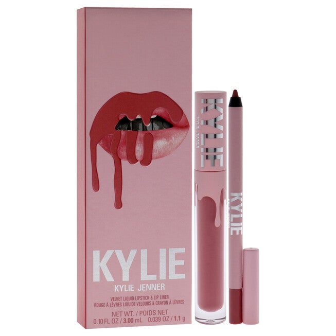 Velvet Lip Kit - 305 Harmony by Kylie Cosmetics for Women - 2 Pc 0.10oz Velvet Liquid Lipstick, 0.039oz Lip Liner, NA, alternate image number null