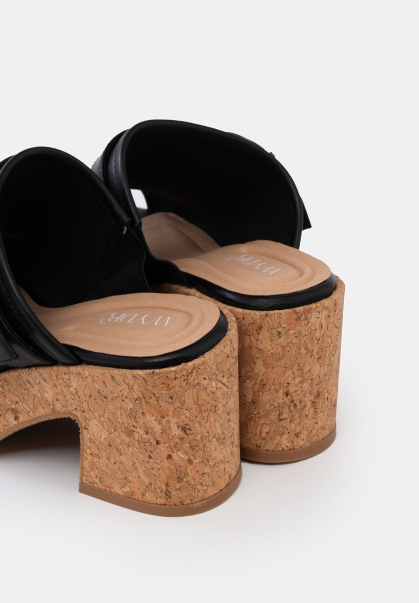 Sabina Clog Mules, Black / Black, alternate image number 3