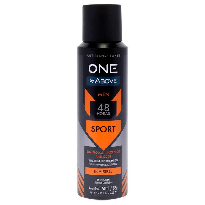 48 Hours One Invisible Antiperspirant Deodorant - Sport by Above for Men - 3.03 oz Deodorant Spray, NA, hi-res image number null