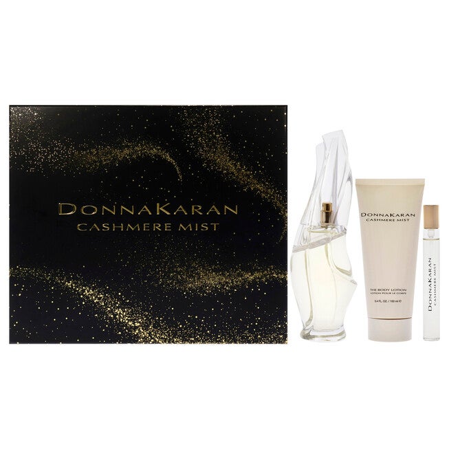 Cashmere Mist by Donna Karan for Women - 3 Pc Gift Set 3.4oz EDP Spray, 0.34oz EDP Spray, 3.4oz Body Lotion, , alternate image number null