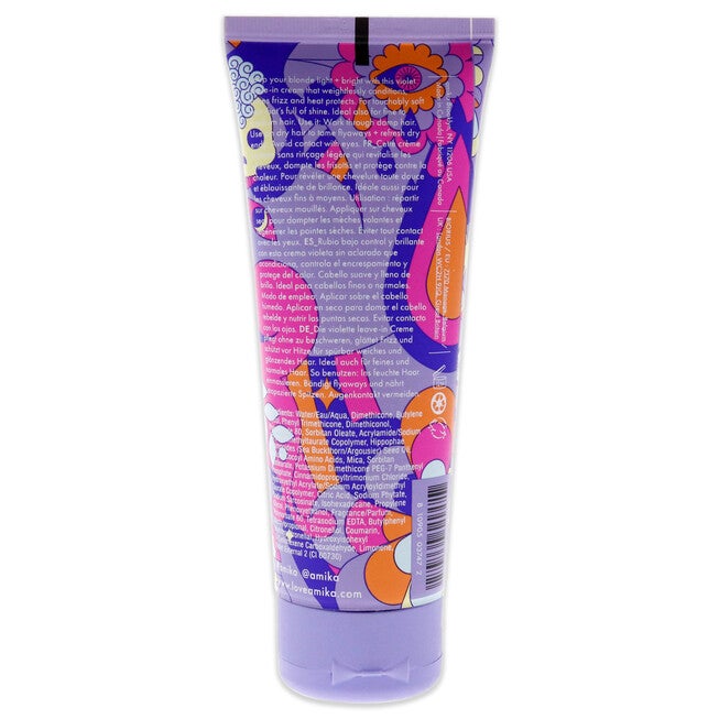 Supernova Blonde Violet Moisture and Shine Cream by Amika for Unisex - 3.3 oz Cream, , alternate image number null