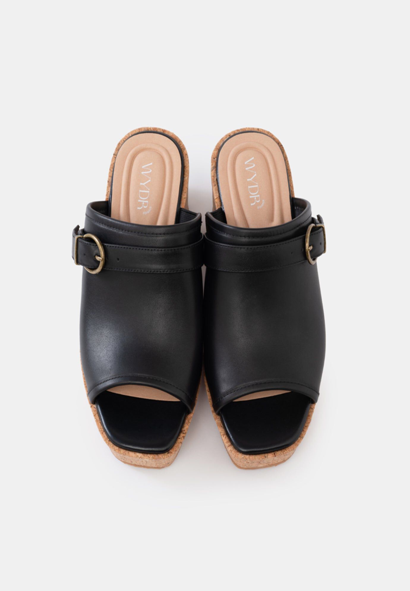Sabina Clog Mules, Black / Black, alternate image number 2
