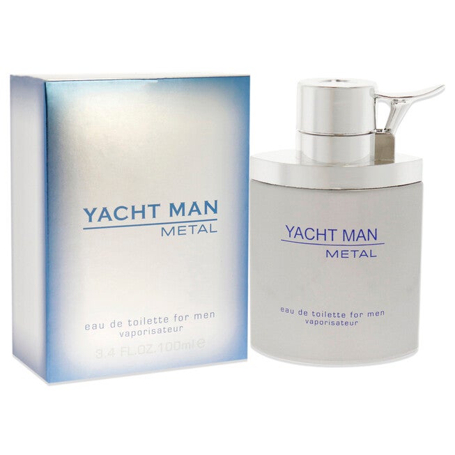 Yacht Man Metal by Myrurgia for Men - 3.4 oz EDT Spray, See Description, alternate image number 2