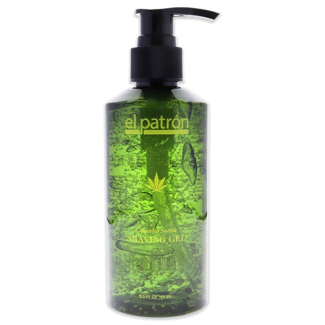 Cannabis Sativa Shaving Gel by El Patron for Men - 6.5 oz Shaving Gel, , alternate image number null