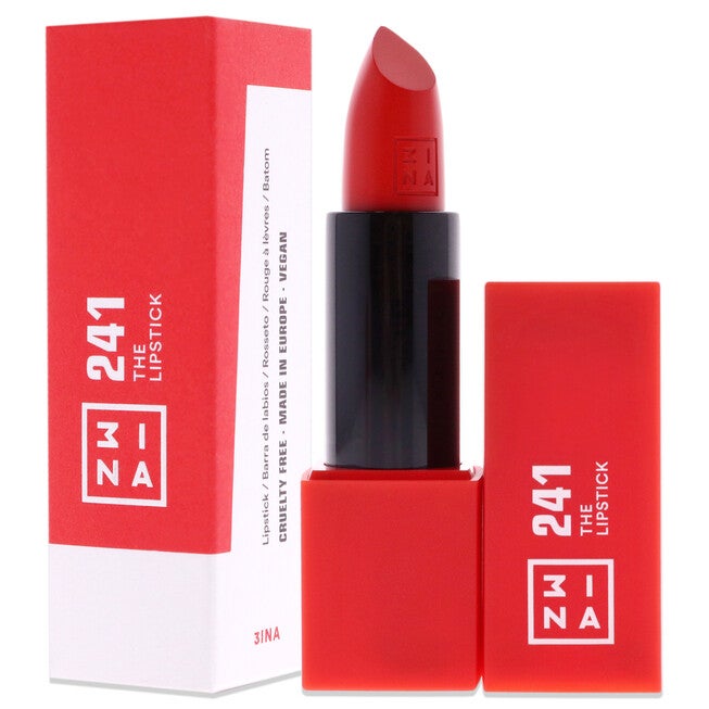 The Lipstick - 241 Matte Coral Red by 3INA for Women - 0.16 oz Lipstick, NA, alternate image number null