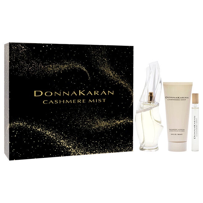 Cashmere Mist by Donna Karan for Women - 3 Pc Gift Set 3.4oz EDP Spray, 0.34oz EDP Spray, 3.4oz Body Lotion, NA, alternate image number null